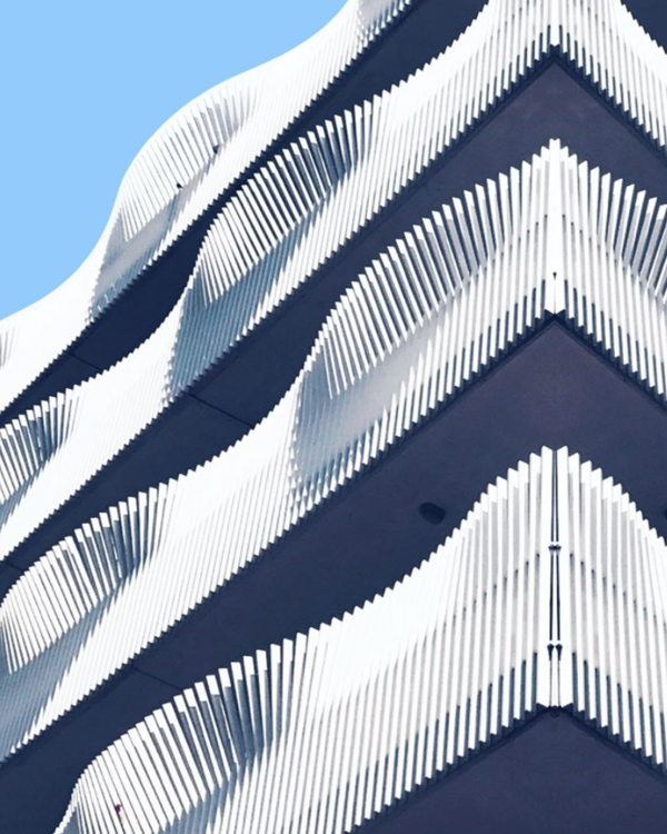 A building with contemporary design