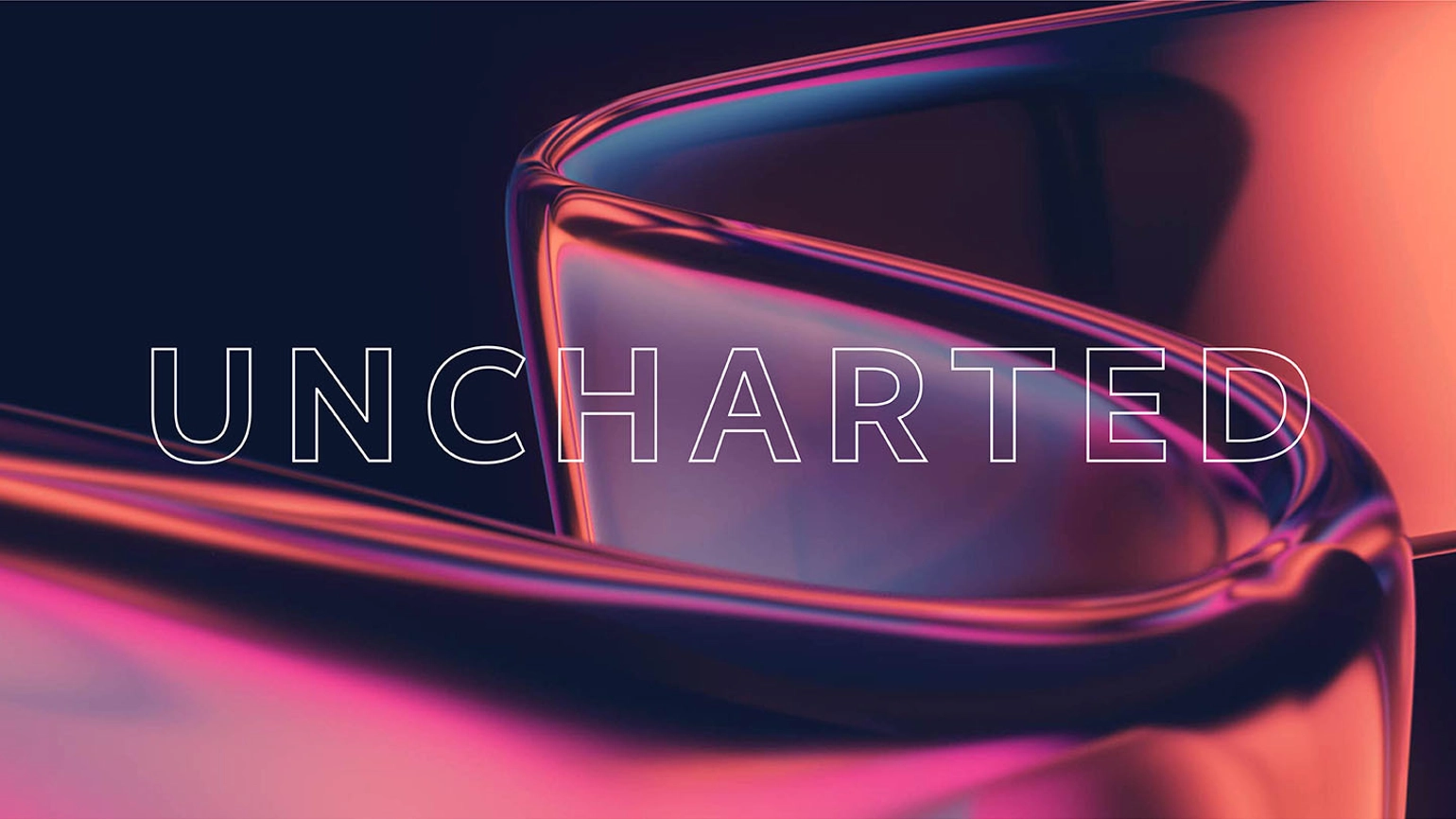 Illustration for uncharted with a 3D graphic effect