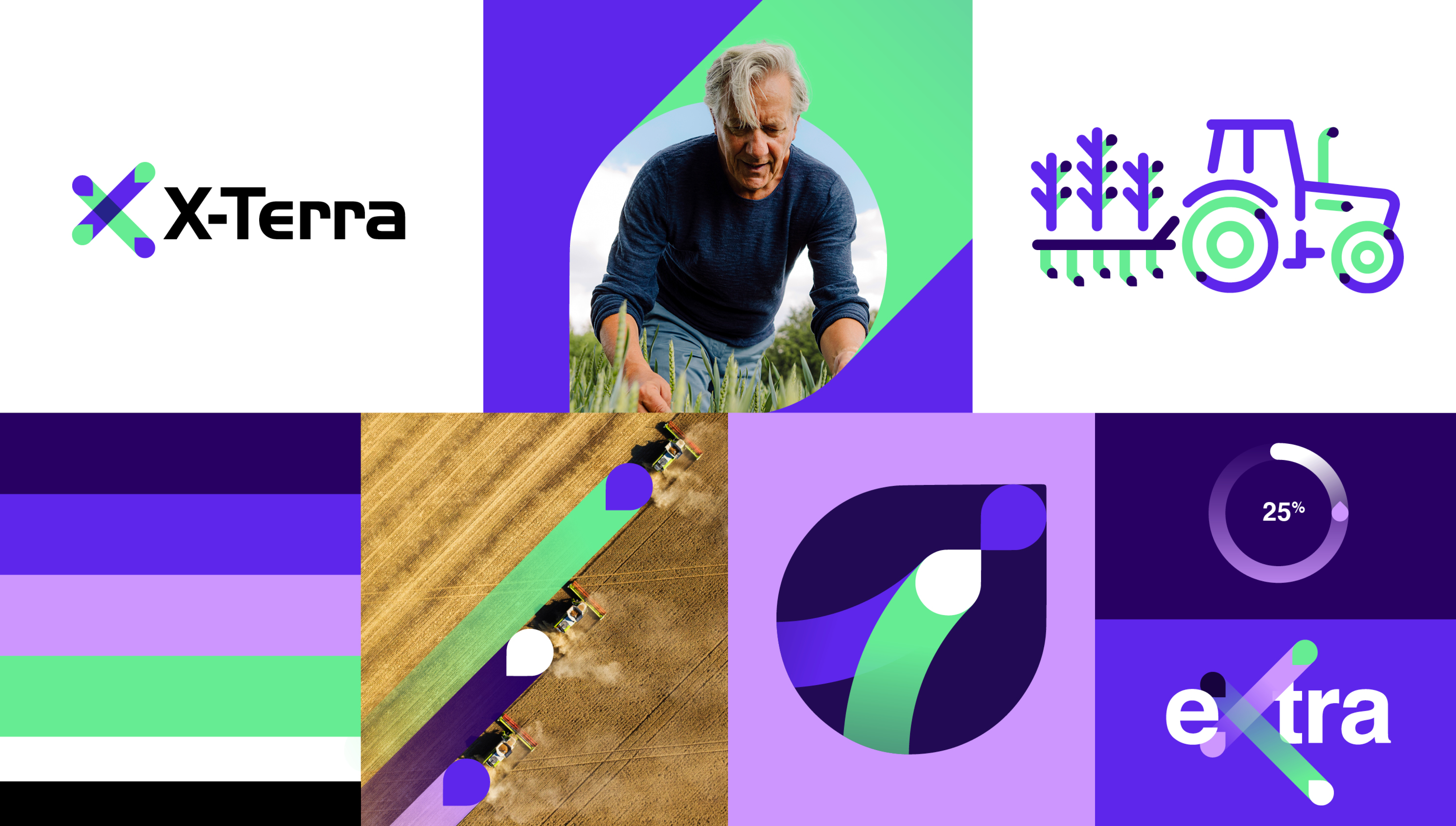 The design system of Syngenta X-Terra with colour, icon and logo